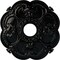 Ekena Millwork Rotherham Ceiling Medallion (Fits Canopies up to 3 1/2"), 18"OD x 3 1/2"ID x 1 1/2"P, Black Pearl CM17ROBPS - alternate 1